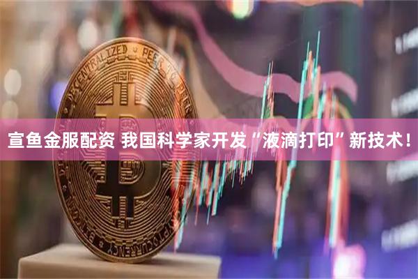 宣鱼金服配资 我国科学家开发“液滴打印”新技术！